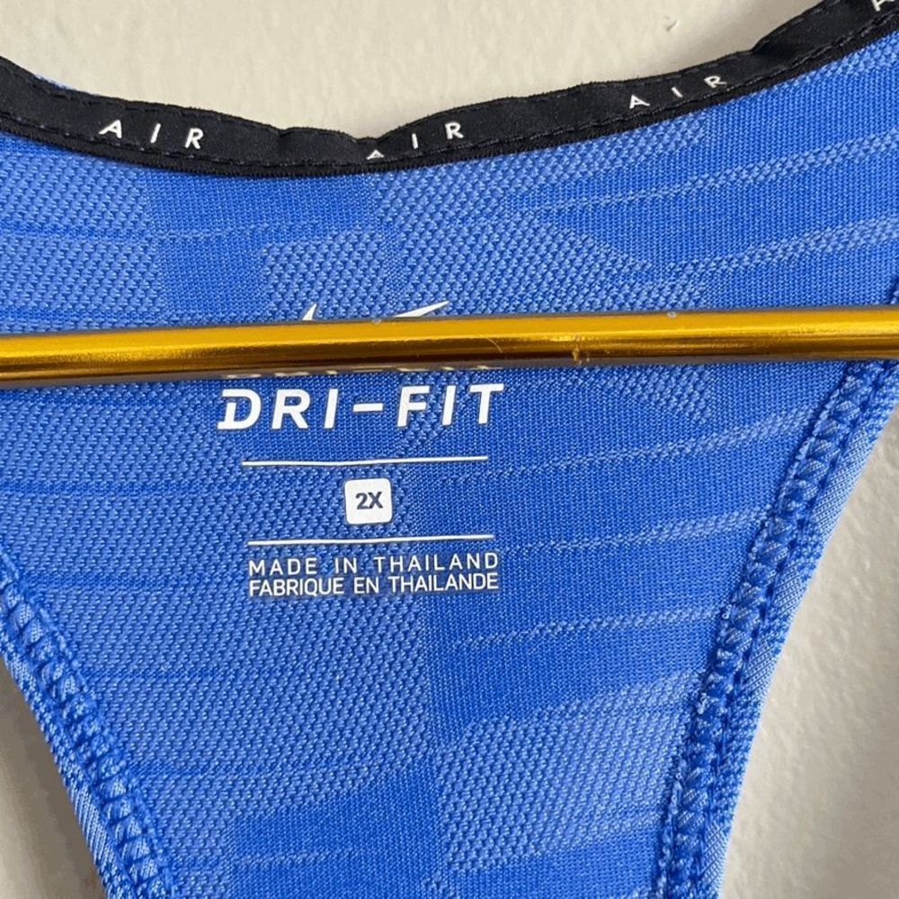 Nike Dri-Fit Tank Top Women's 2XL Hyper Royal Blue Lightweight - Picture 4 of 6